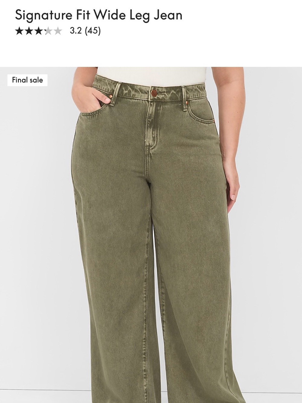 Lane Bryant - Signature Fit Wide Leg Jean